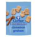 Gerber Toddler Snacks for Toddlers, Cinnamon Graham Animal Crackers, 6 oz Pouch Bag