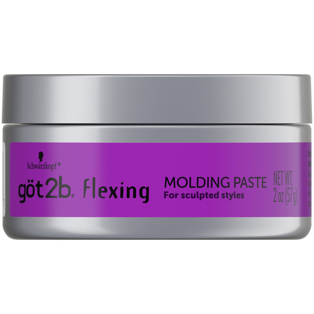 got2b Flexing Molding Paste, Medium Hold Hair Styling for Men & Women, 2 oz