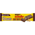 Hershey's Mr. Goodbar Chocolate with Peanuts Candy Bars & Miniatures, Snack Size, .45 oz (10 Count)