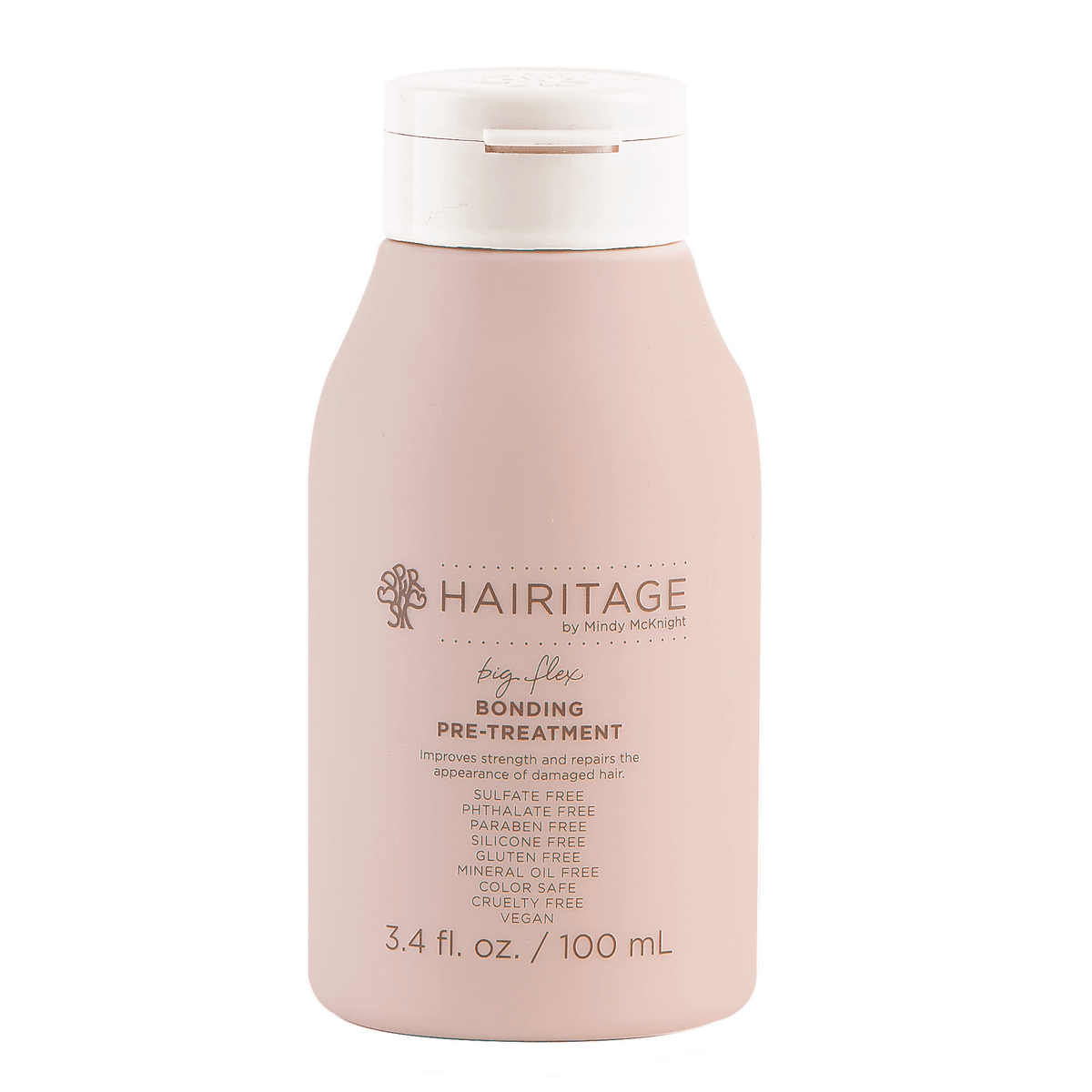 Hairitage Big Flex Bonding Cream Pre-Treatment & Mask with Biotin | Damaged Hair Repair, 4 oz.
