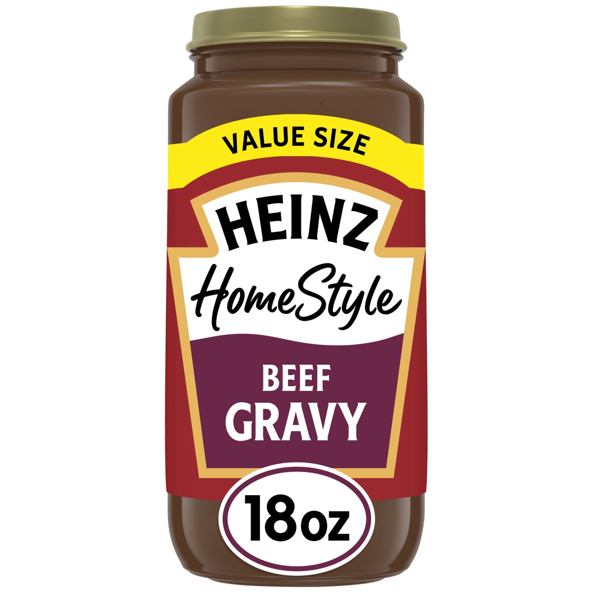 Heinz HomeStyle Beef Gravy Value Size, 18 oz Jar