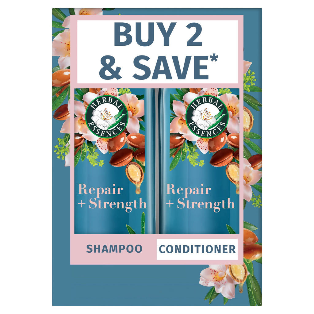 Herbal Essences Argan Repair Shampoo and Conditioner Set, 13.5 fl oz Each