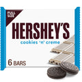 Hershey's Cookies 'n' Creme Candy, Bars 1.55 oz, 6 Count