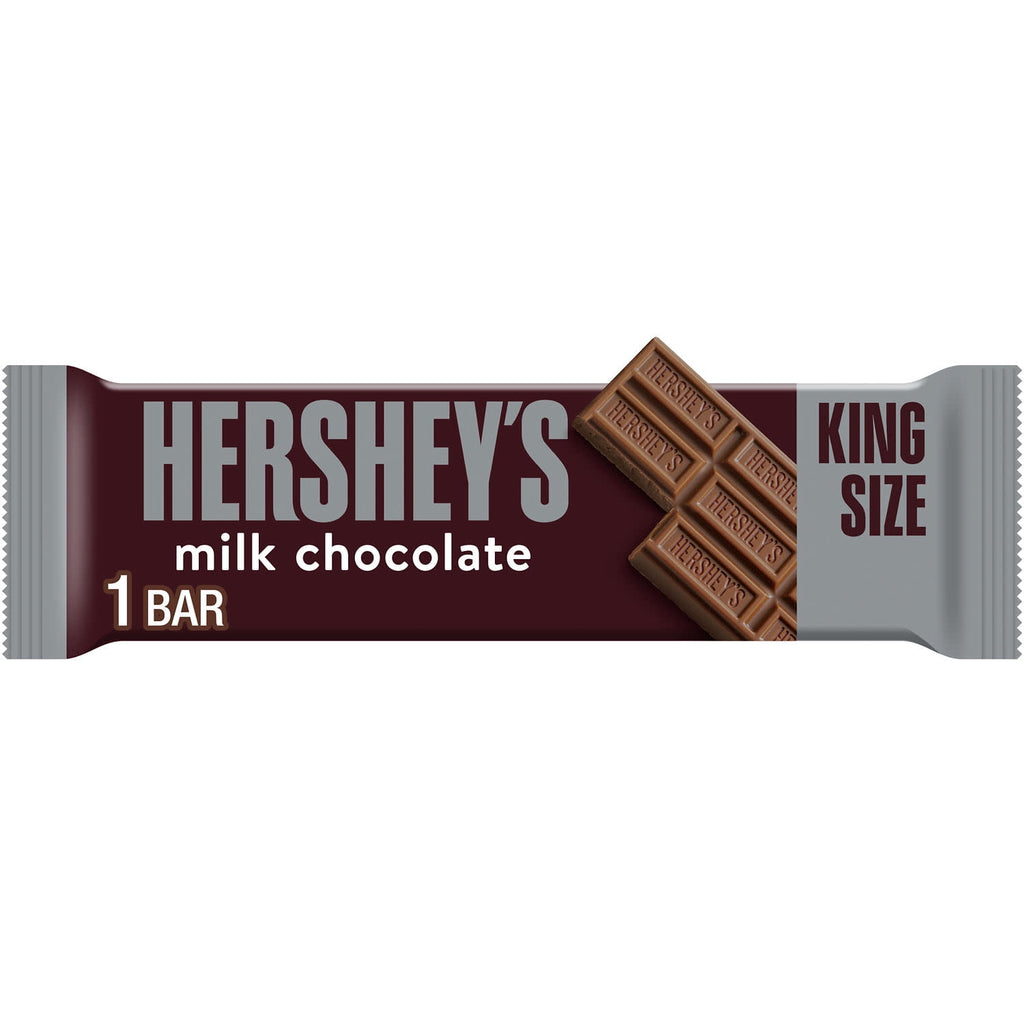 Hershey's Milk Chocolate King Size Candy, Bar 2.6 Oz
