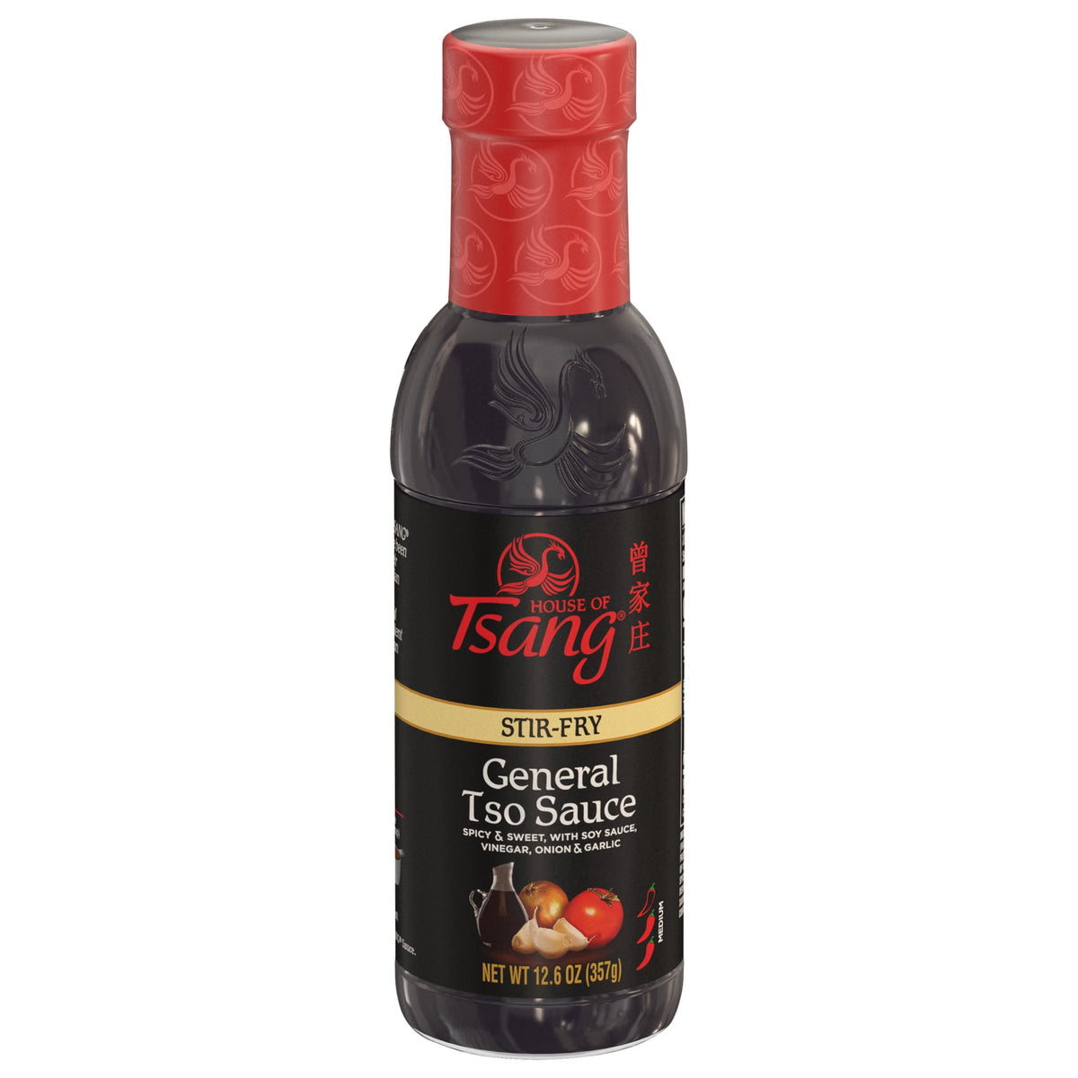 HOUSE OF TSANG General Tso Stir-Fry Liquid Sauce, Shelf-Stable, 12.6 oz Glass Bottle
