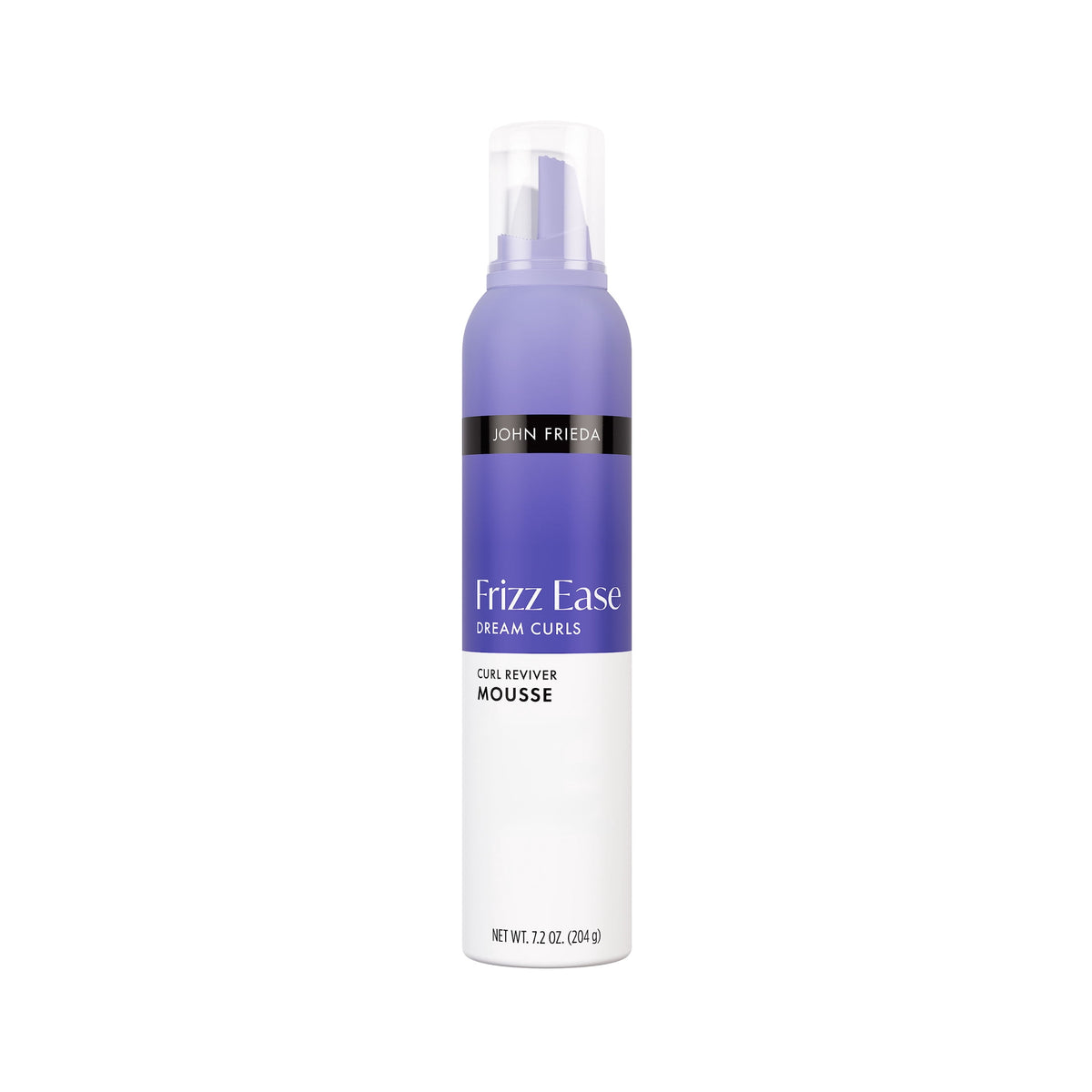 John Frieda Frizz Ease Dream Curls Curl Reviver Mousse, Anti Frizz Hair Mousse for Curly Hair, 7.2 oz