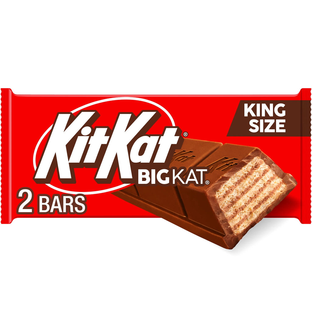 Kit Kat Big Kat Milk Chocolate Wafer King Size Candy, Bar 3 oz