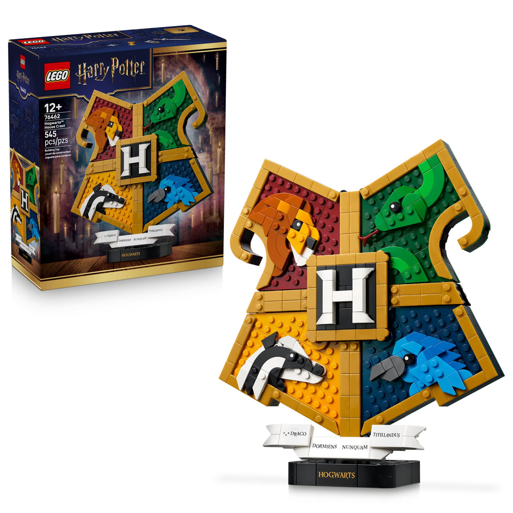 LEGO Harry Potter Hogwarts House Crest Building Set 76462, Ages 12+