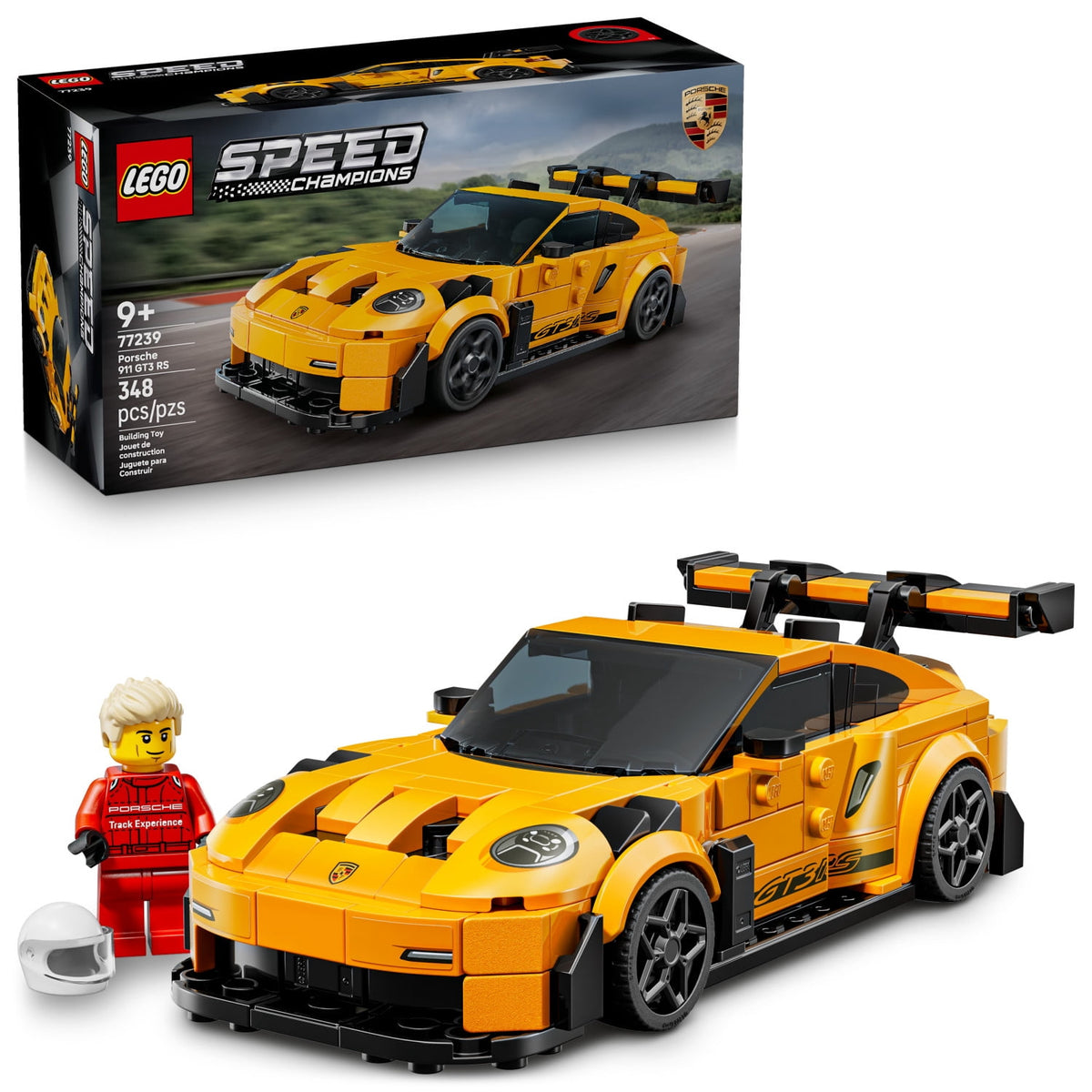 LEGO Speed Champions Porsche 911 GT3 RS Building Set 77239, Ages 9+