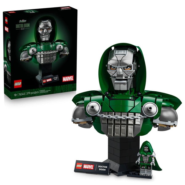 LEGO Marvel Doctor Doom Bust Building Set for Adults 76345