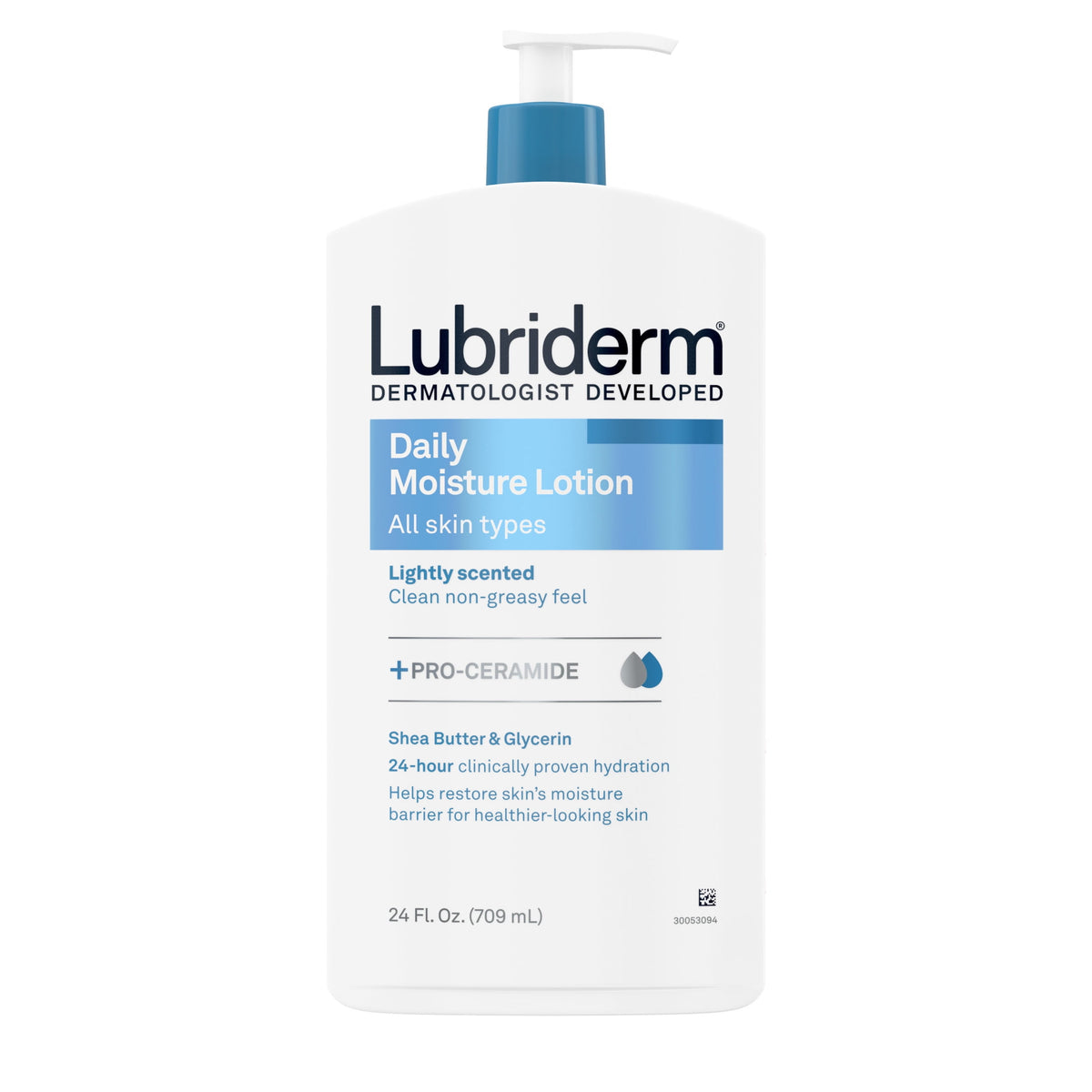 Lubriderm Daily Moisture Lotion + Pro-Ceramide, 24 Fl oz
