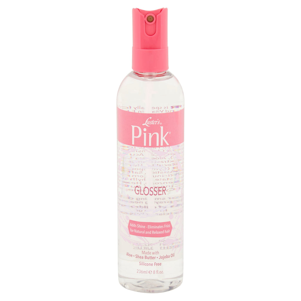 Pink Frizz-Fighting Glosser Hair Spray with Shea Butter Extract, 8 oz