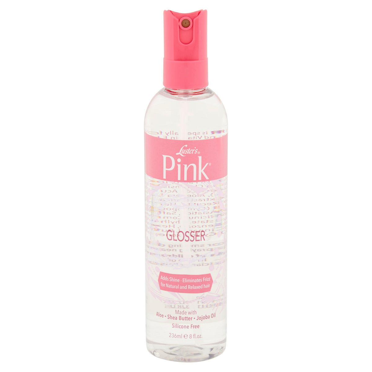 Pink Frizz-Fighting Glosser Hair Spray with Shea Butter Extract, 8 oz