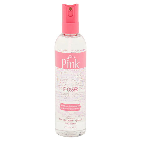 Pink Frizz-Fighting Glosser Hair Spray with Shea Butter Extract, 8 oz