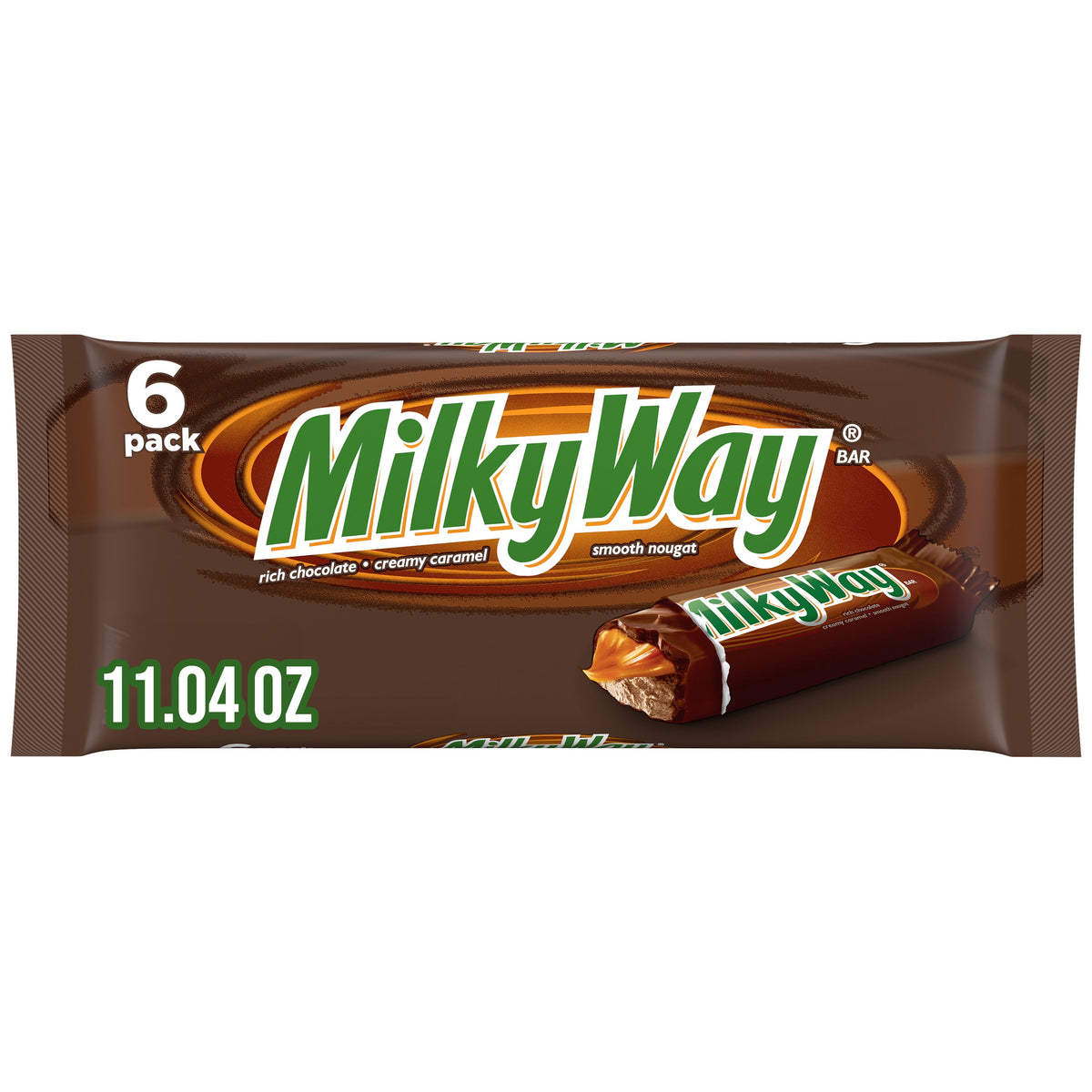 Milky Way Milk Chocolate Candy Bars Bulk Pack - 1.84 oz, (Pack of 6)