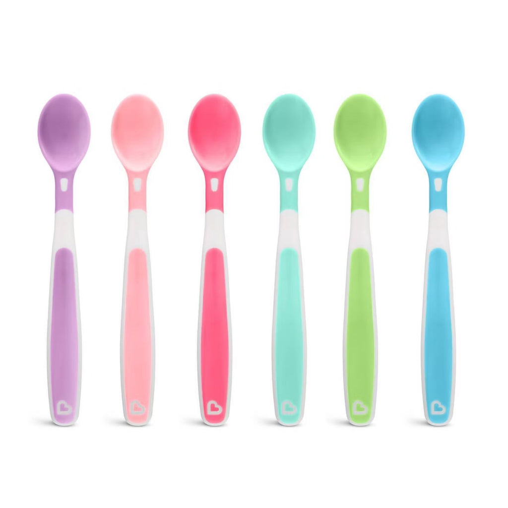Munchkin® Soft Tip™ Infant Spoons, Multi-Color, Unisex, 6 Pack
