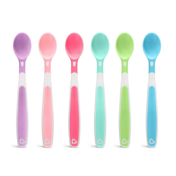 Munchkin® Soft Tip™ Infant Spoons, Multi-Color, Unisex, 6 Pack