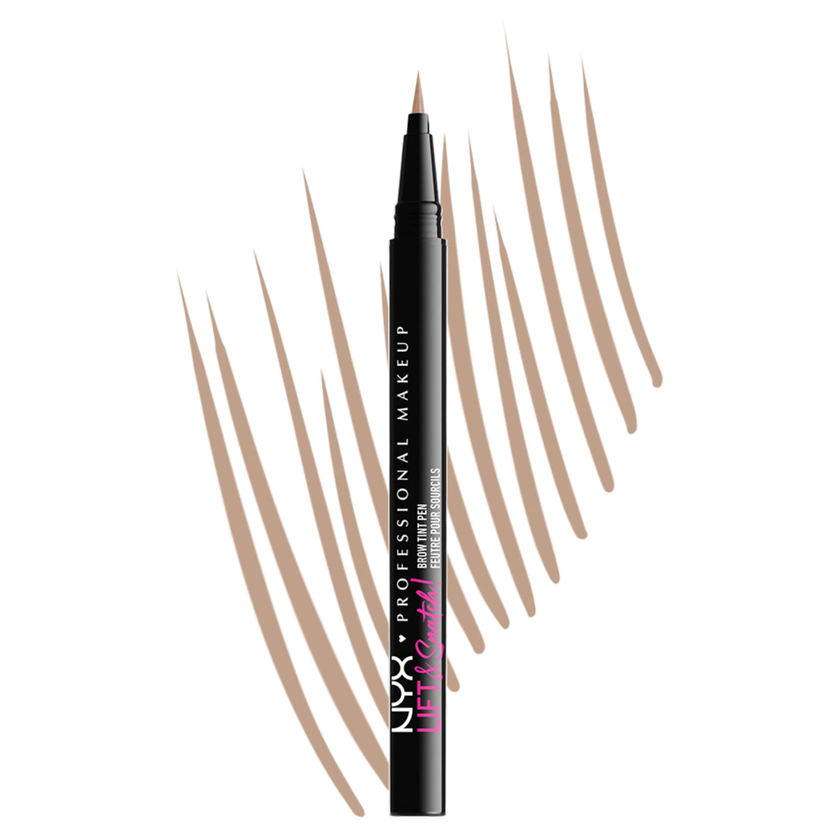NYX Professional Makeup Lift & Snatch Brow Tint, Brow Pen, Micro Brush, Waterproof, Blonde, 0.03 fl oz