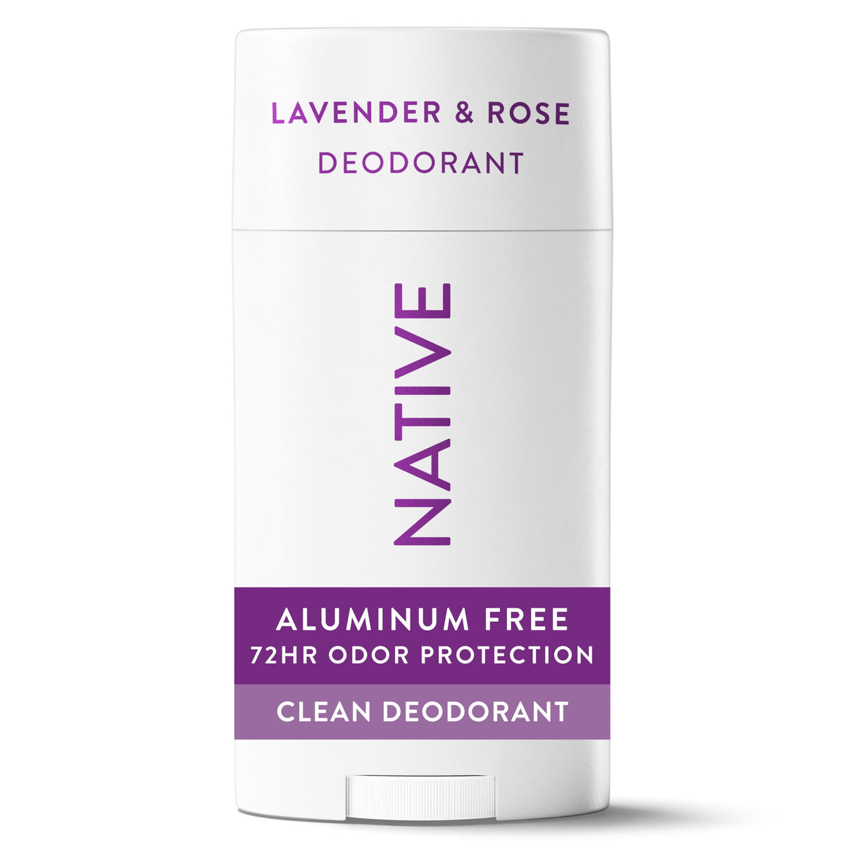 Native Natural Deodorant, Aluminum Free, Lavender and Rose, 2.65 Oz