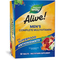 Nature's Way Alive! Men's Complete Multivitamin Tablets, B-Vitamins, 50 Count