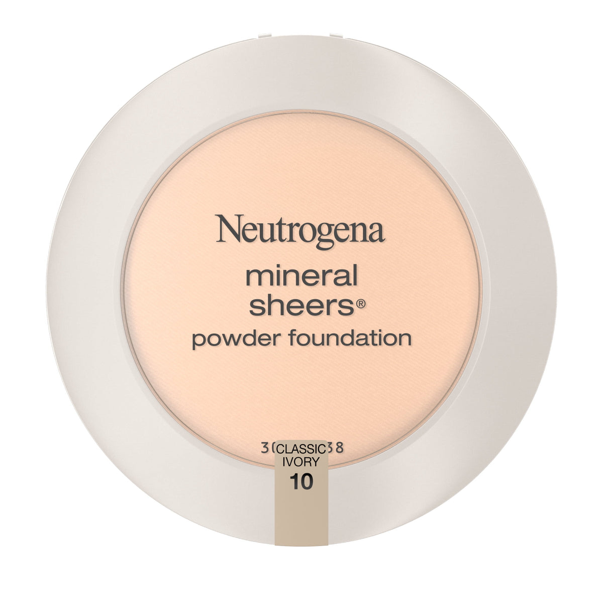 Neutrogena Mineral Sheers Powder Foundation, Classic Ivory 10,.34 oz