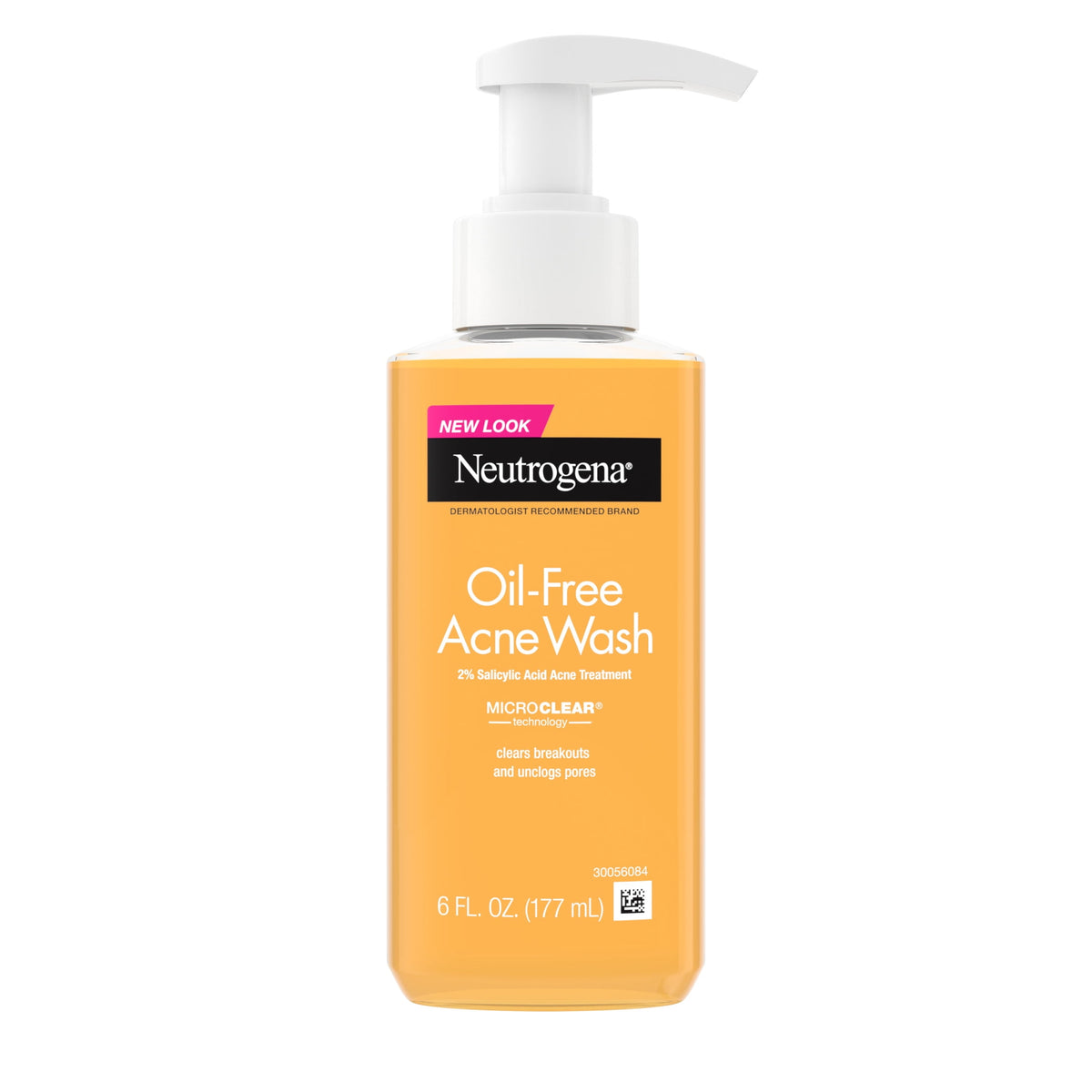 Neutrogena Oil-Free Acne Face Wash, Salicylic Acid Facial Cleanser & Acne Treatment, 6 fl oz