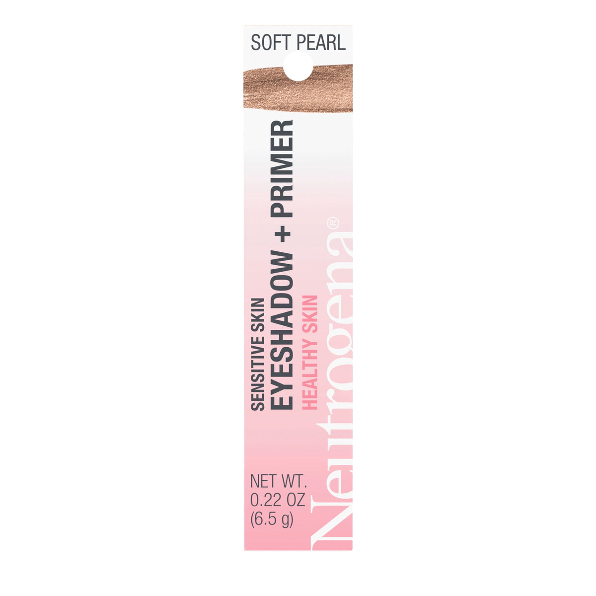 Neutrogena Sensitive Skin Eyeshadow + Primer, Soft Pearl, 0.22 oz