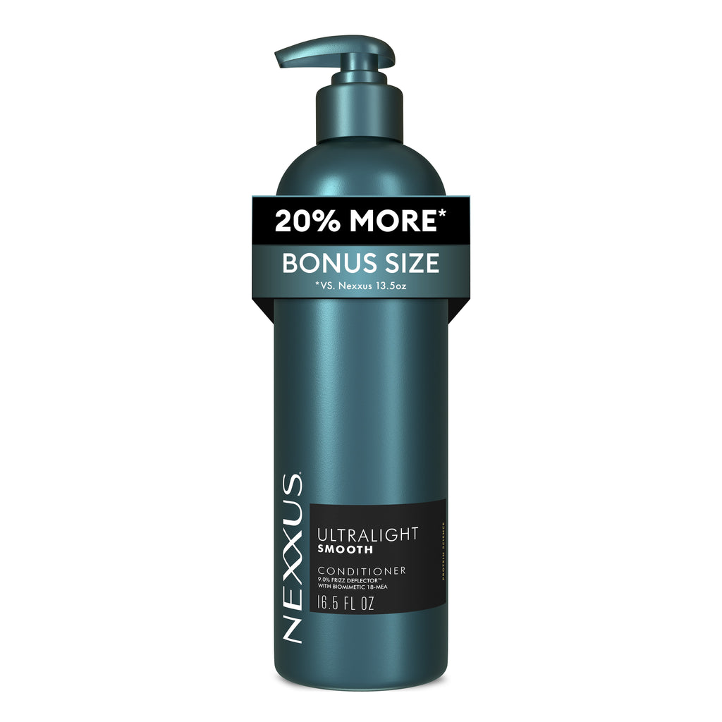 Nexxus Ultralight Smooth Smoothing Conditioner For Dry Hair And Frizzy Hair Powered By Frizz Deflector Technology With Biomimetic 18-Mea, 16.5 Fl oz
