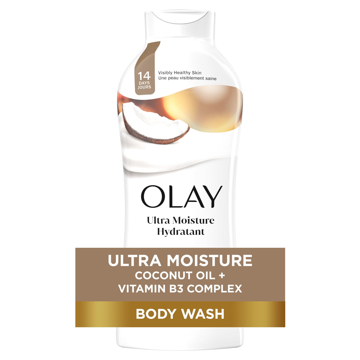 Olay Ultra Moisture Body Wash, Coconut Oil, 22 fl oz