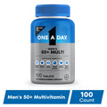 One A Day Men's 50+ Multivitamin Tablets, Multivitamins for Men, for Immune Health Support 100 Count