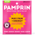 Pamprin Maximum Strength Pain + Energy Menstrual Pain Relief Caplets, 24 Ct