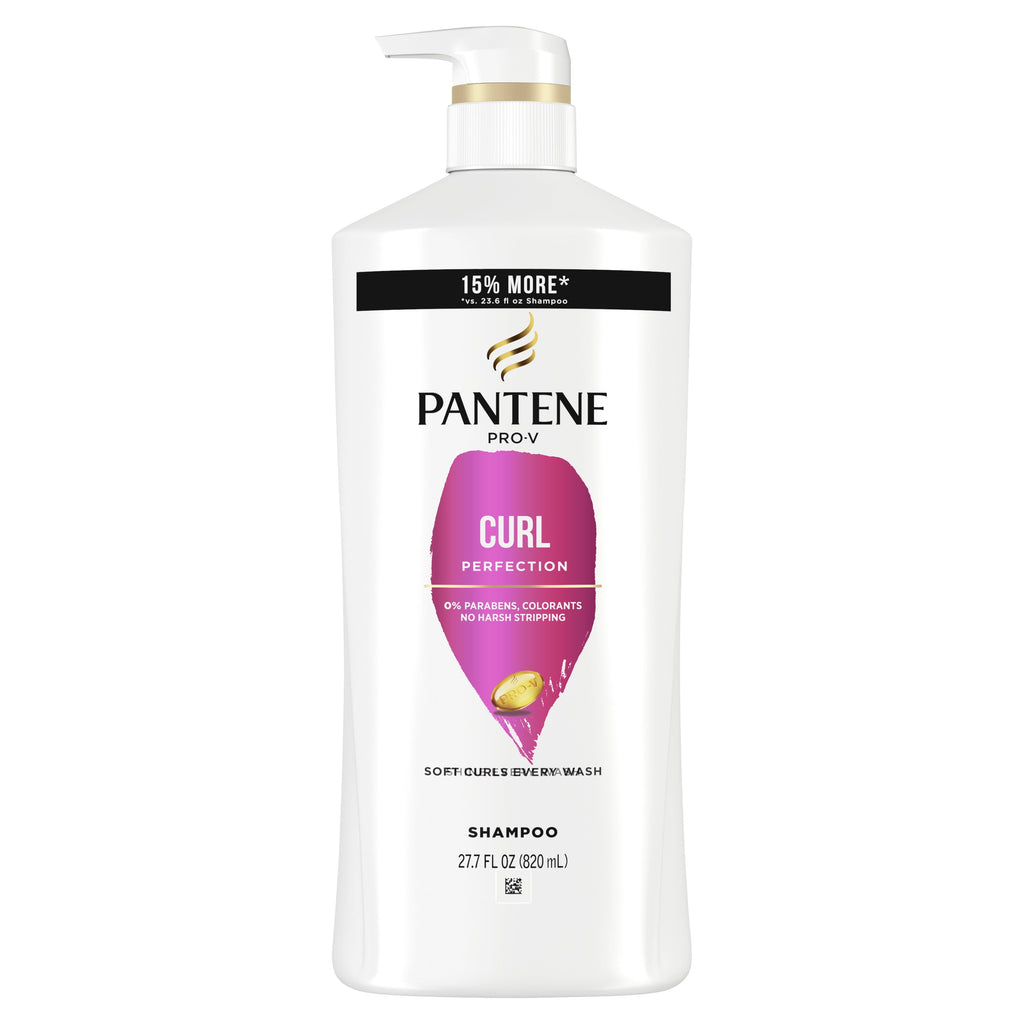 Pantene Pro-V Daily Shampoo, Curl Perfection with Pro-Vitamin B5, 27.7 fl oz