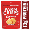 ParmCrisps Protein Four Cheese Oven-Baked Cheese Crisps Snack Crackers, 1.75 oz