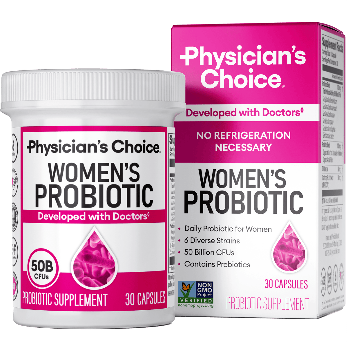Physicians Choice Women's Probiotic 50 Billion CFU Capsules, 30 Count