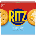 RITZ Hint of Salt Crackers, Snacks for Kids and Adults, Lunch Snacks, 13.7 oz