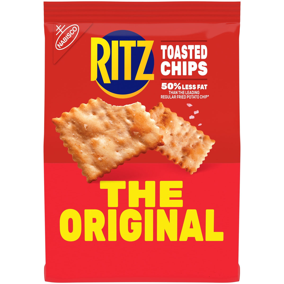 RITZ Toasted Chips The Original Crackers, Party Snacks, 8.1 oz