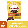Raisinets Milk Chocolate Covered Raisins, Gluten-free California Chocolate Raisins, Resealable Bag, 8.0 oz