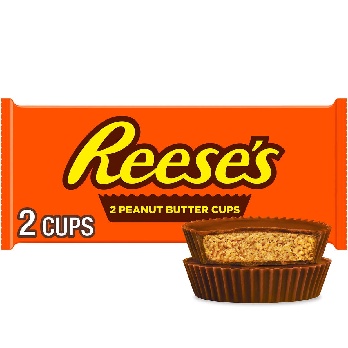 Reese's Milk Chocolate Peanut Butter Cups Candy, Pack 1.5 Oz