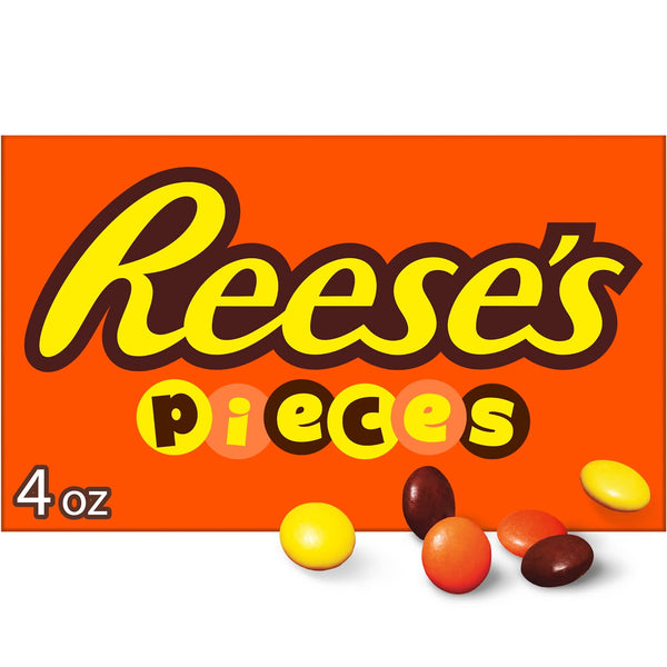 Reese's Pieces Peanut Butter In A Crunchy Shell Candy, Movie Theater Box 4 Oz