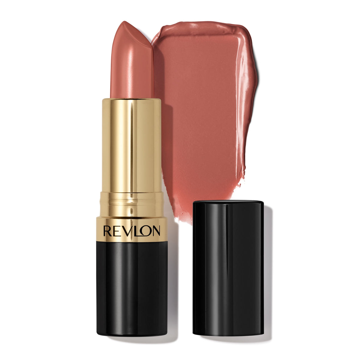 Revlon Super Lustrous Creme Lipstick, Creamy Formula, 755 Bare It All, 0.15 oz