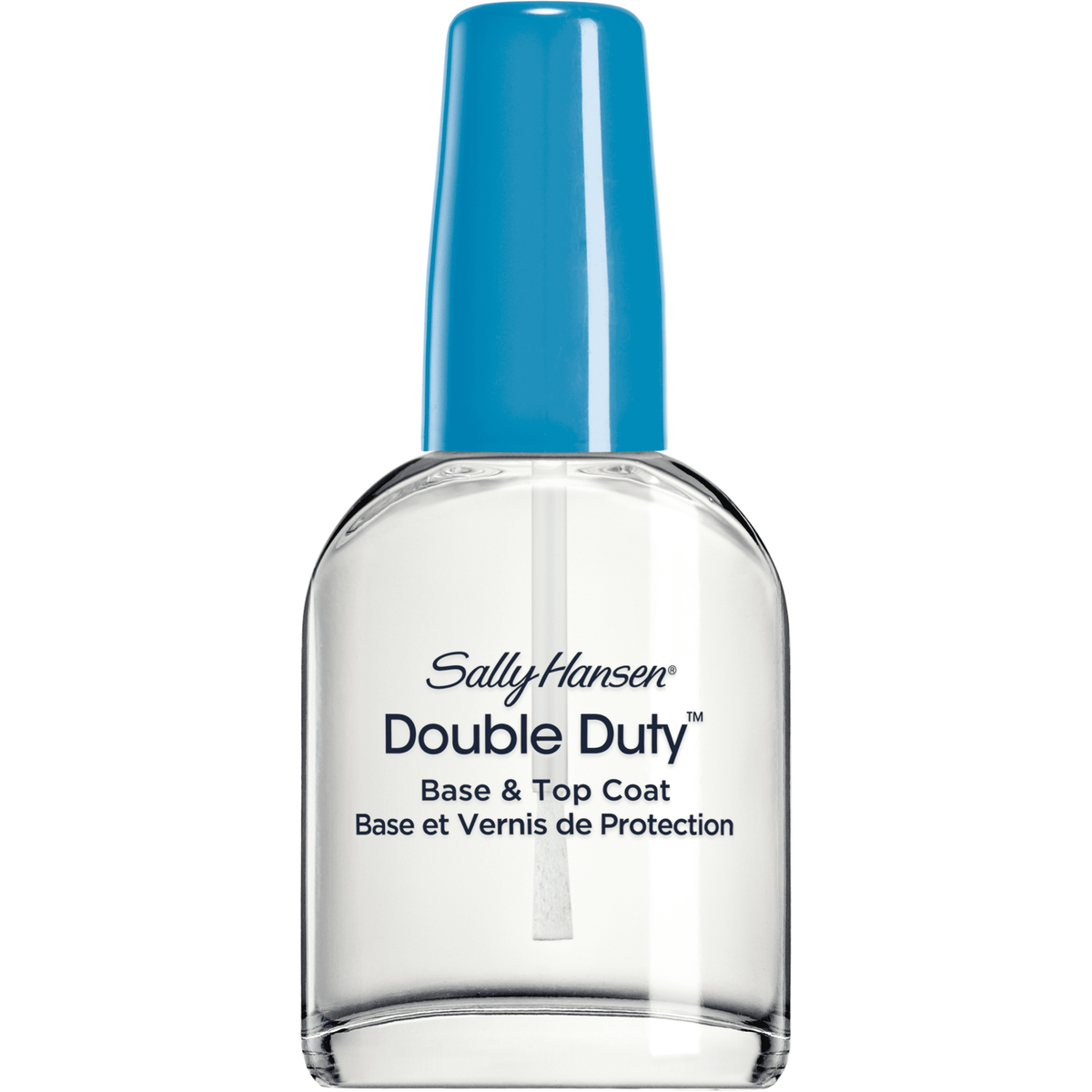 Sally Hansen Double Duty Nail Polish Base & Top Coat, Strengthening Formula, 0.45 fl oz