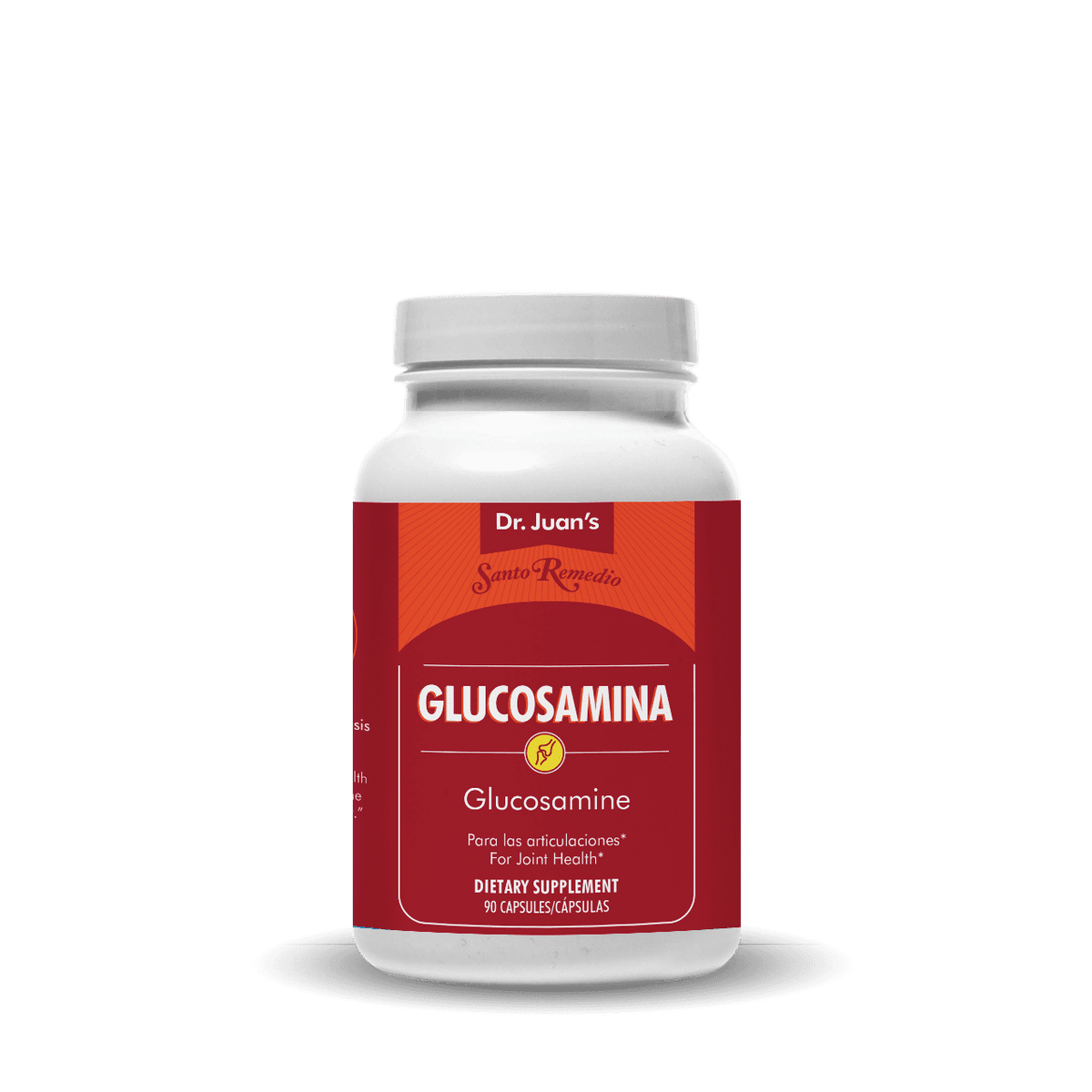 Santo Remedio Glucosamine Dietary Supplement Capsules, 500 mg, 90 Count, Bone and Joint Health