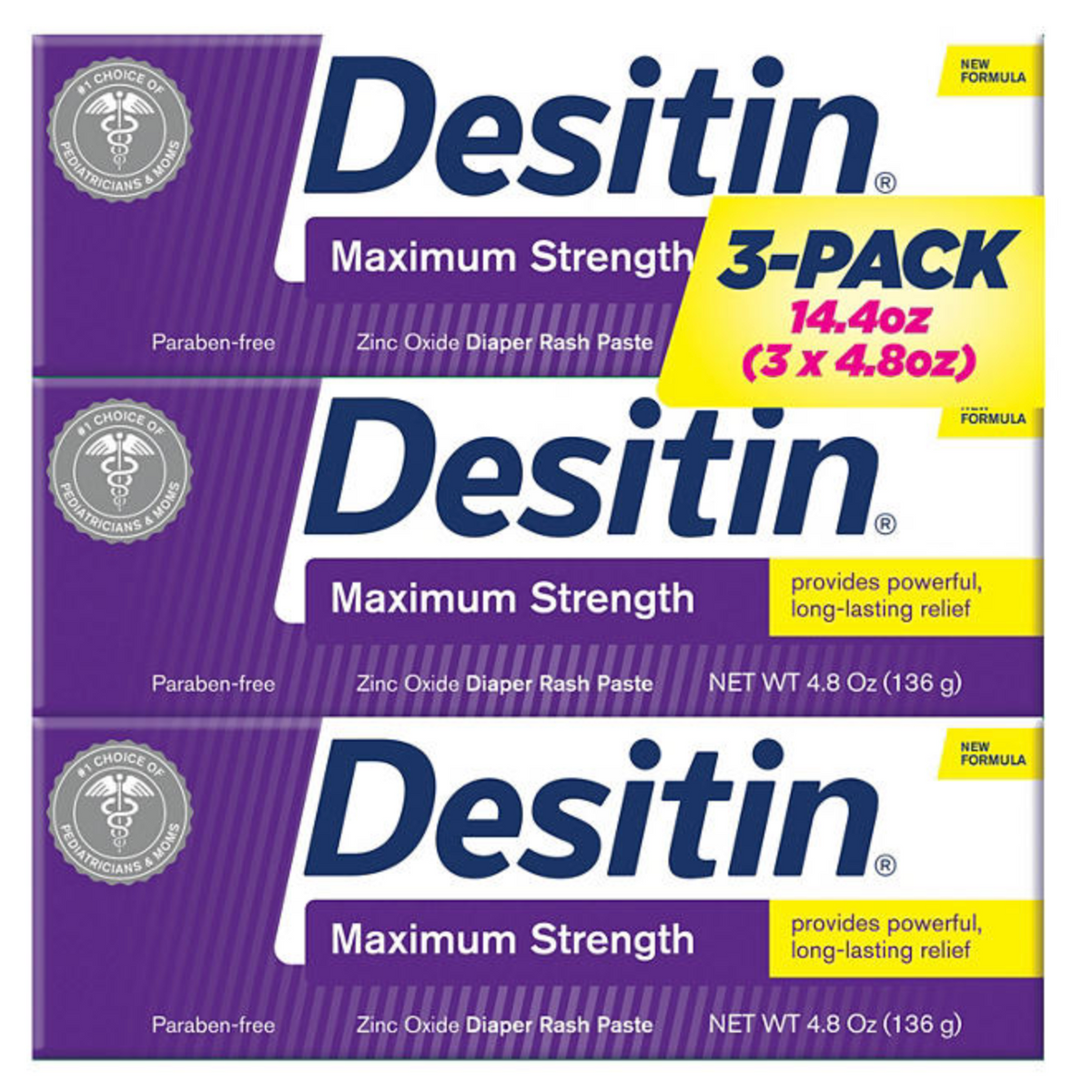 Desitin Maximum Strength Diaper Rash Cream, 14.4 oz