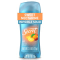 Secret Fresh Antiperspirant Deodorant Invisible Solid for Women, Nectarine, 2.6 oz