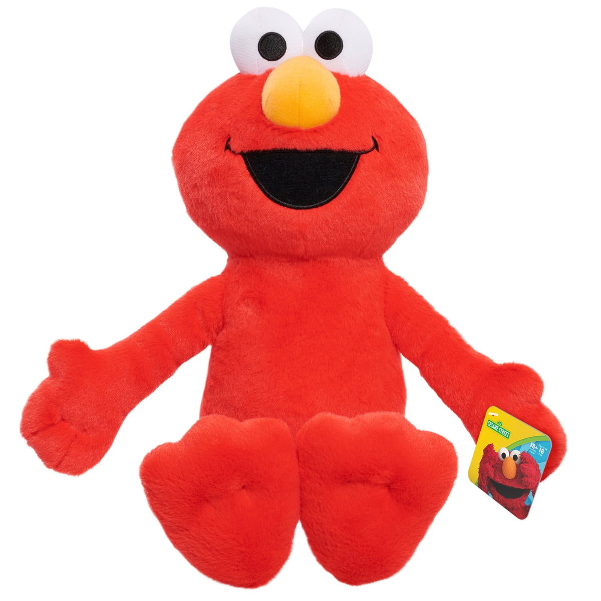 Sesame Street Large Plush Elmo Stuffed Animal, Baby and Toddler Toys for Kids Ages 18 Months+