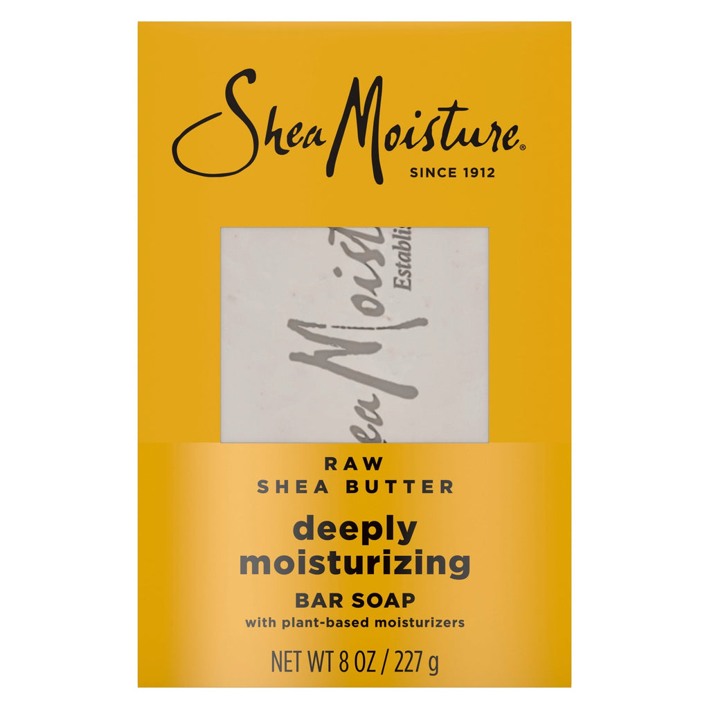 SheaMoisture Bar Soap Moisturize And Restore Dry Skin Raw Shea Butter Deeply Moisturizing Bar Soap With 24h Shea Moisture Nutrients For Healthy