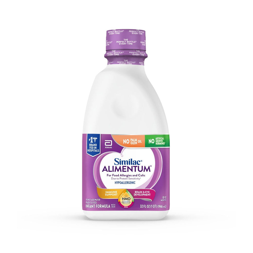 Similac Alimentum With 2'-FL HMO, Ready-to-Feed Baby Formula, 32-fl-oz Bottle