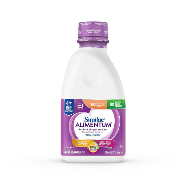 Similac Alimentum With 2'-FL HMO, Ready-to-Feed Baby Formula, 32-fl-oz Bottle