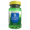 Spring Valley Vitamin D3 Softgels,10 mcg (400 IU), 200 Count, Supplement for Bone and Immune Health