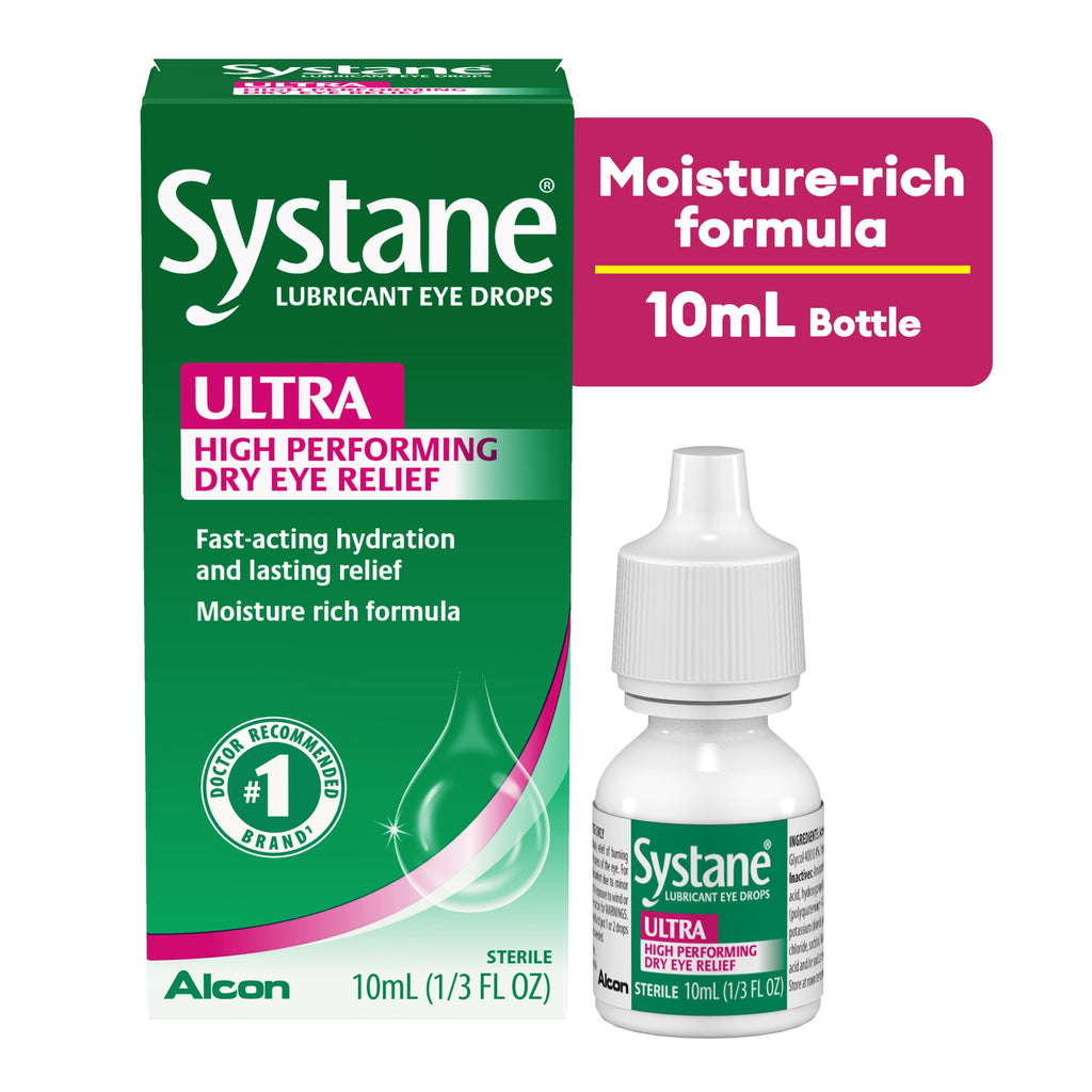 SYSTANE ULTRA Dry Eye Care Symptom Relief Eye Drops, 0.33 fl oz